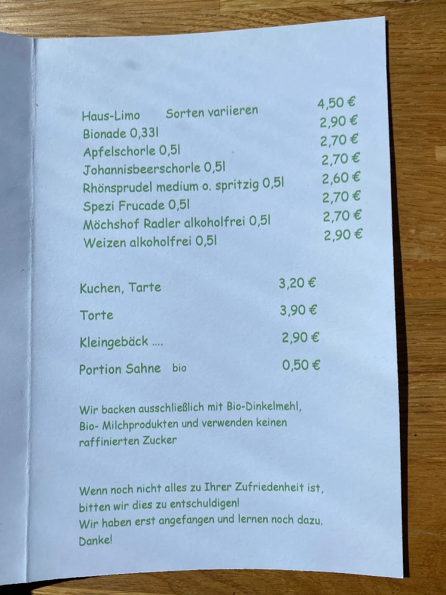 Speisekarte photo 2