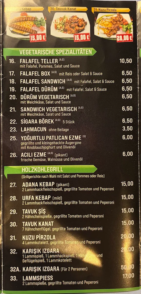 Speisekarte photo 3