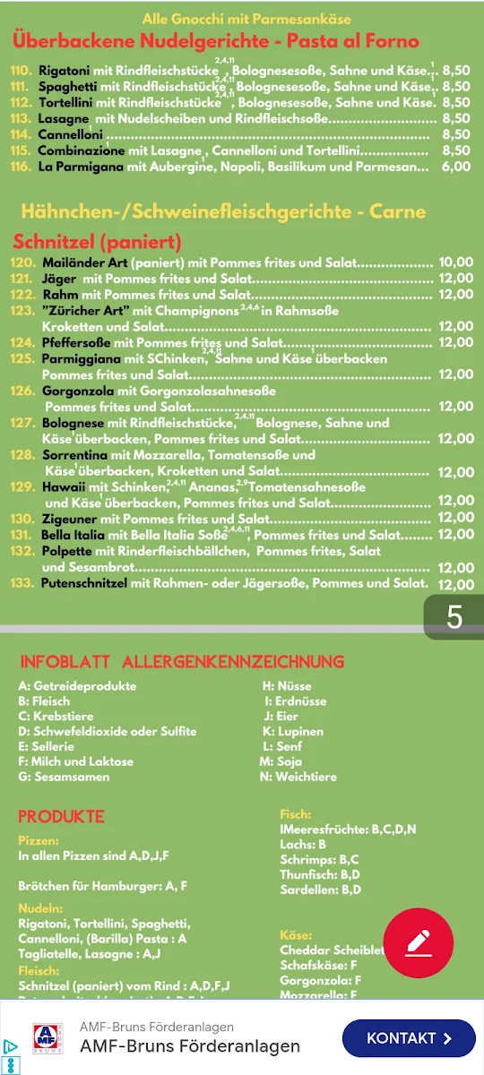 Speisekarte photo 4