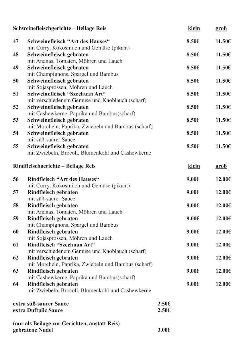 Speisekarte photo 4