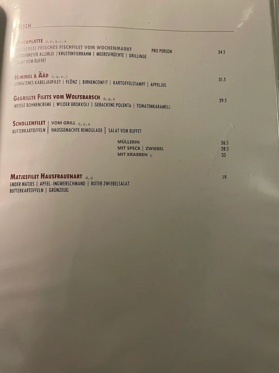 Speisekarte photo 1