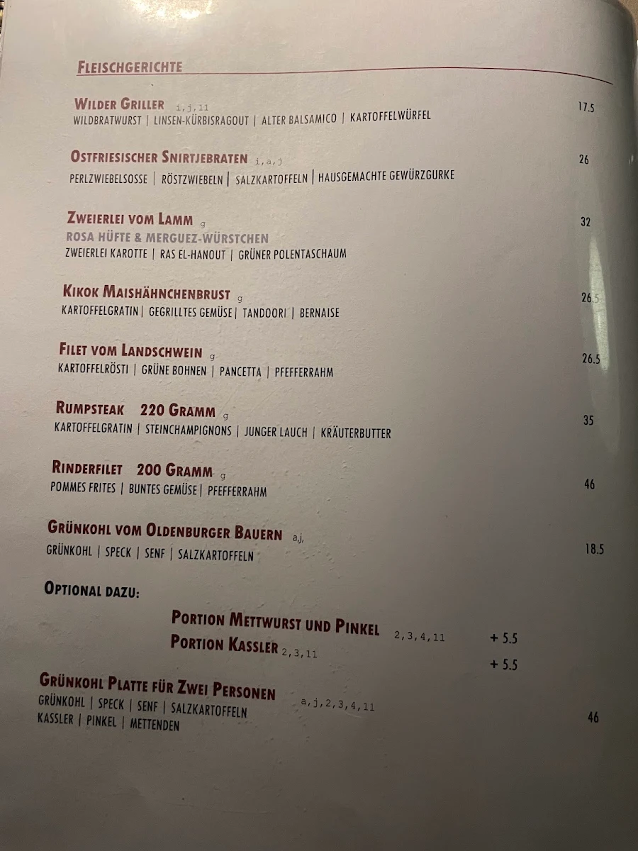 Speisekarte photo 2