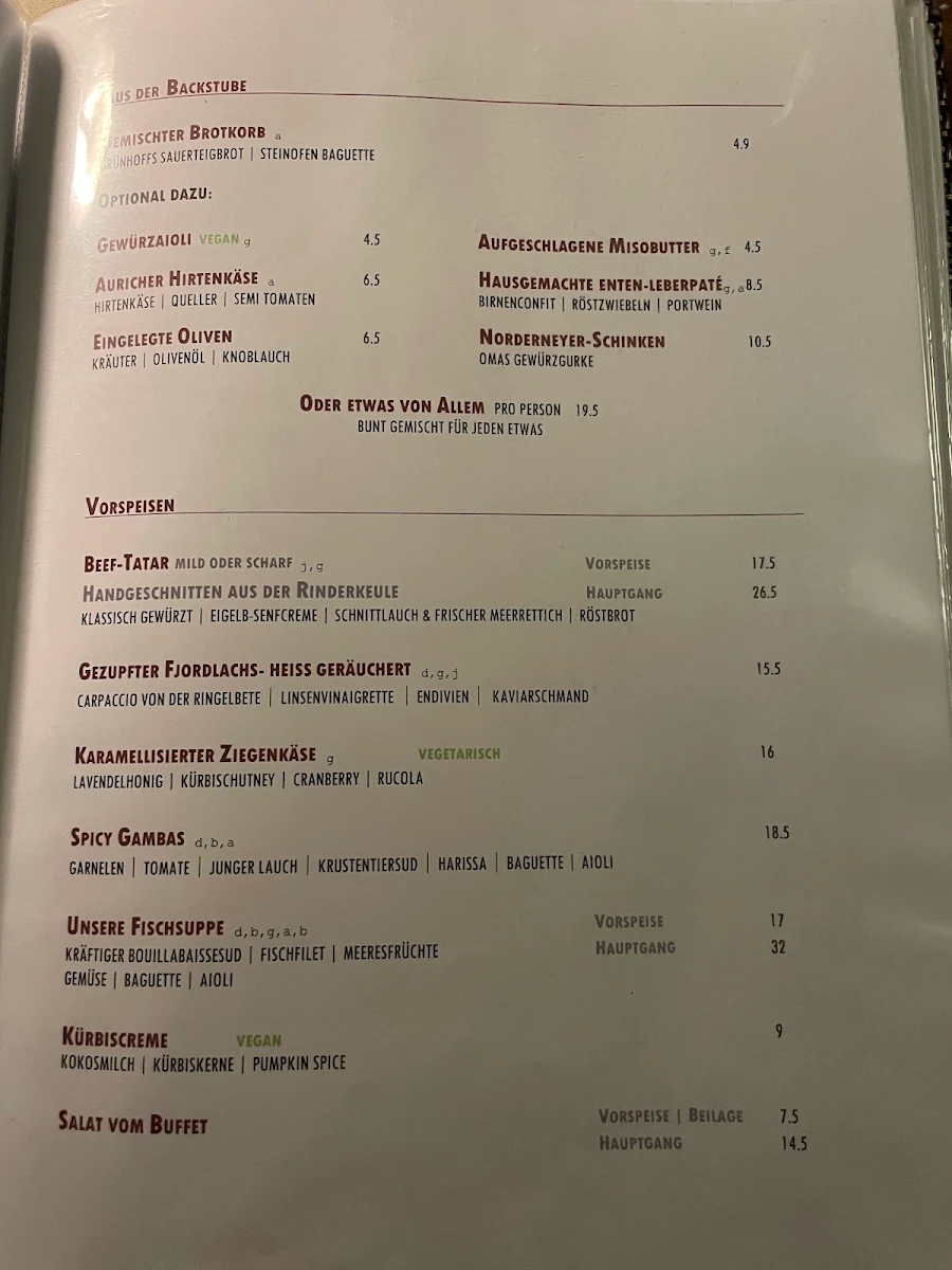 Speisekarte photo 4