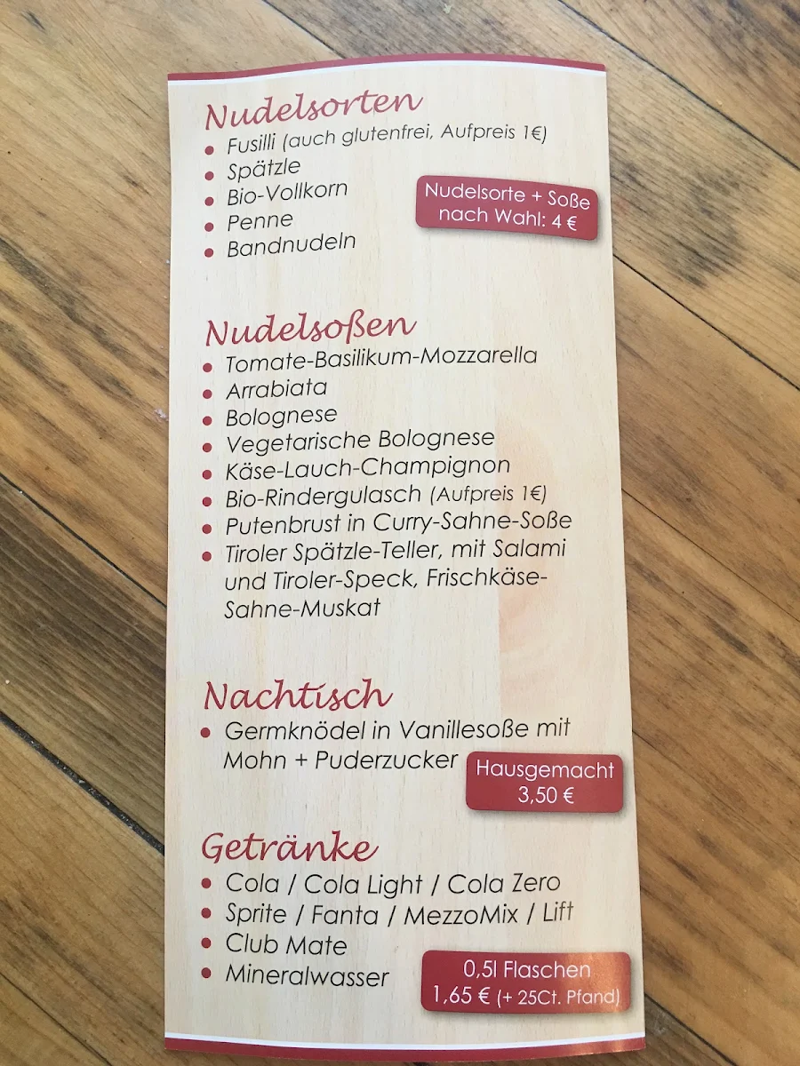 Speisekarte photo 1