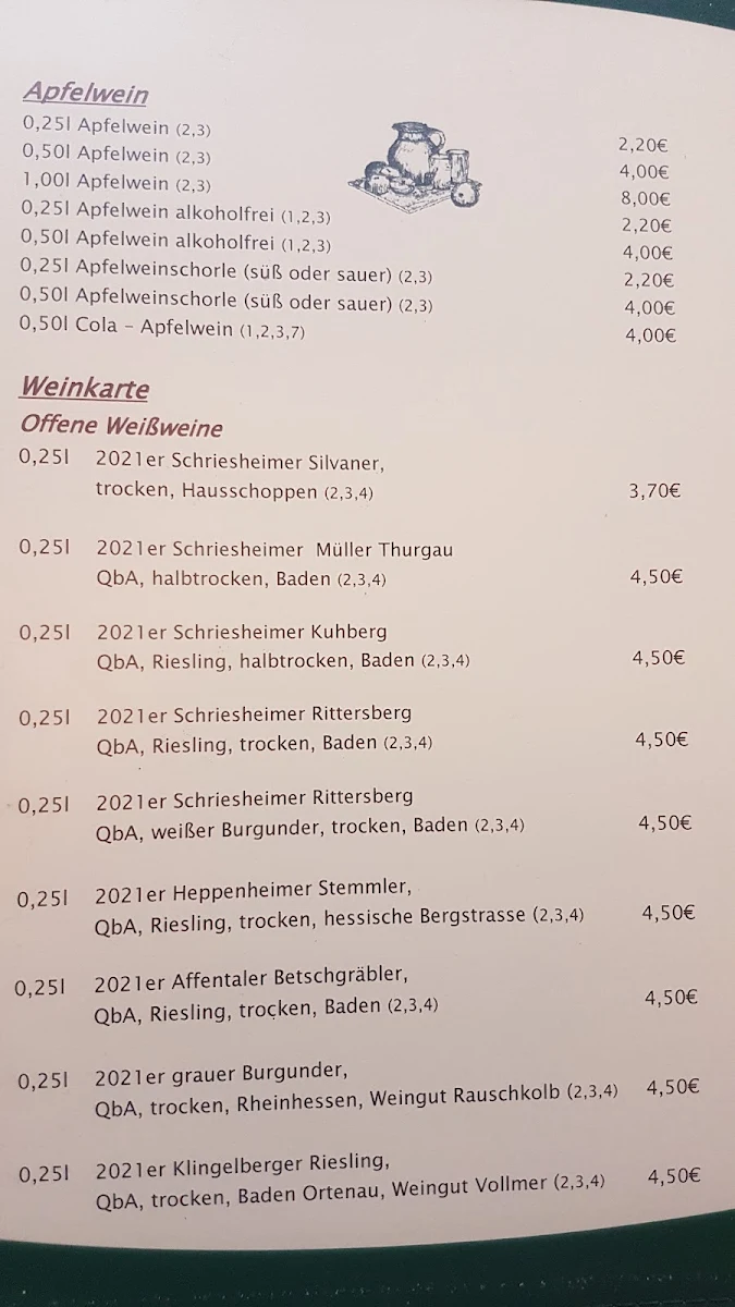 Speisekarte photo 5