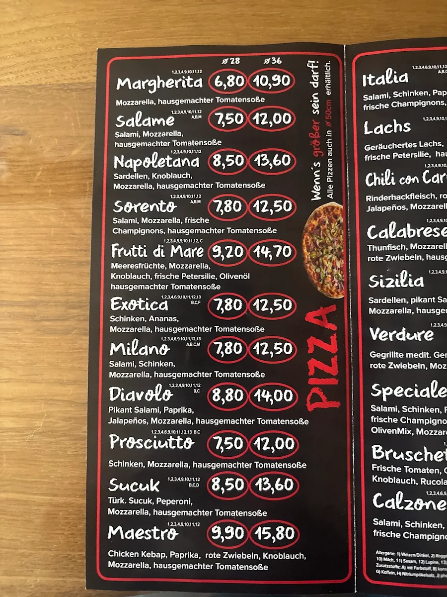 Speisekarte photo 3
