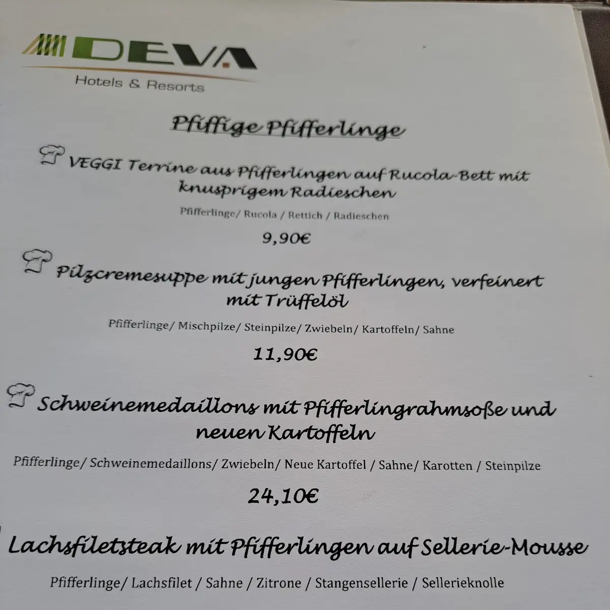 Speisekarte photo 3