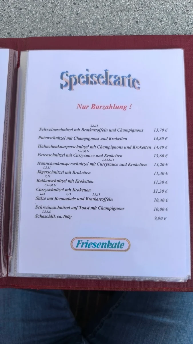 Speisekarte photo 5