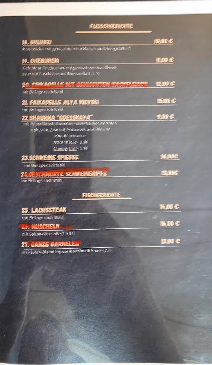 Speisekarte photo 6