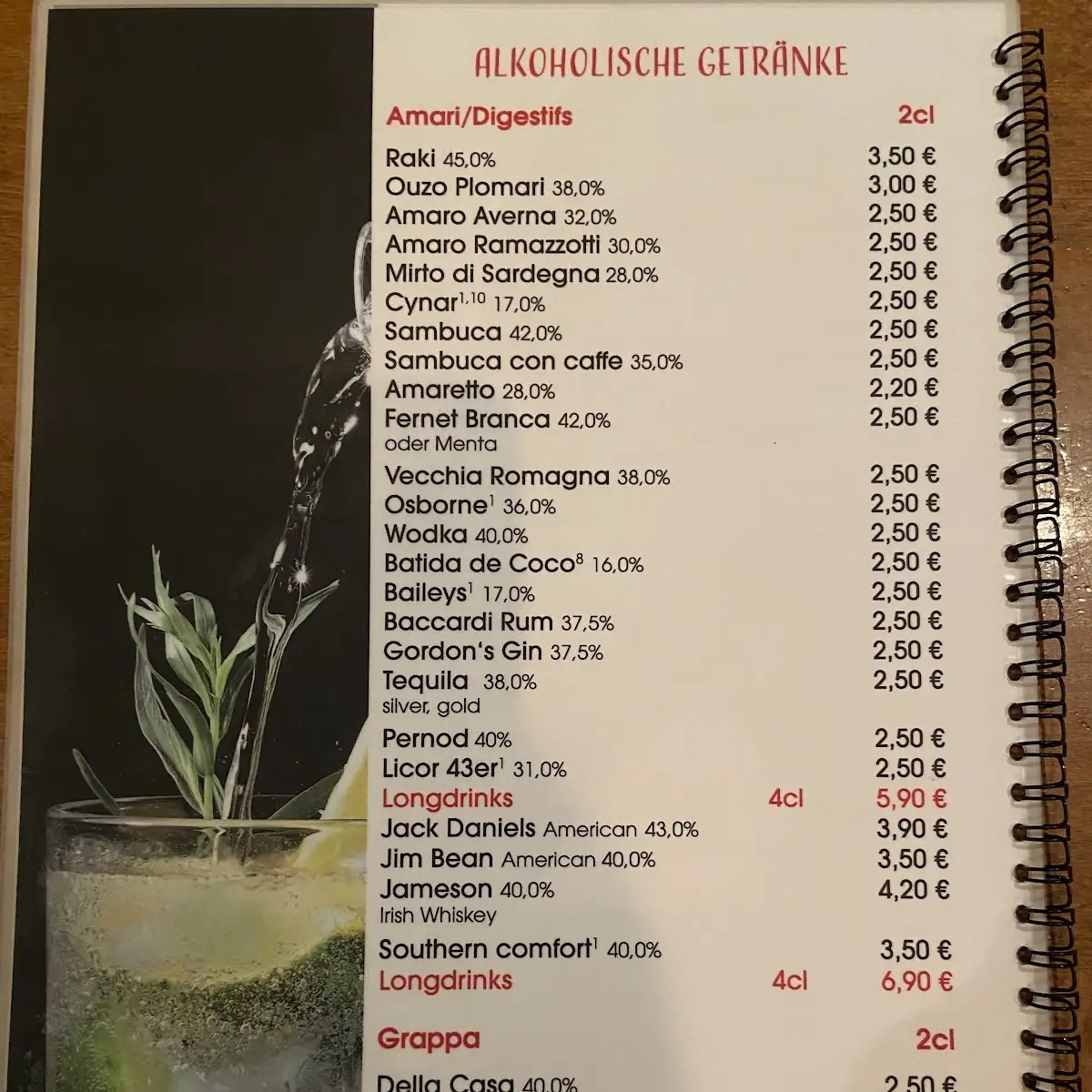 Speisekarte photo 2