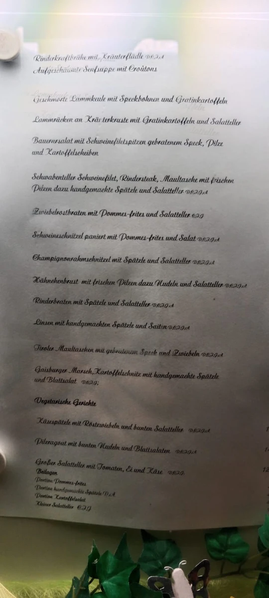 Speisekarte photo 4