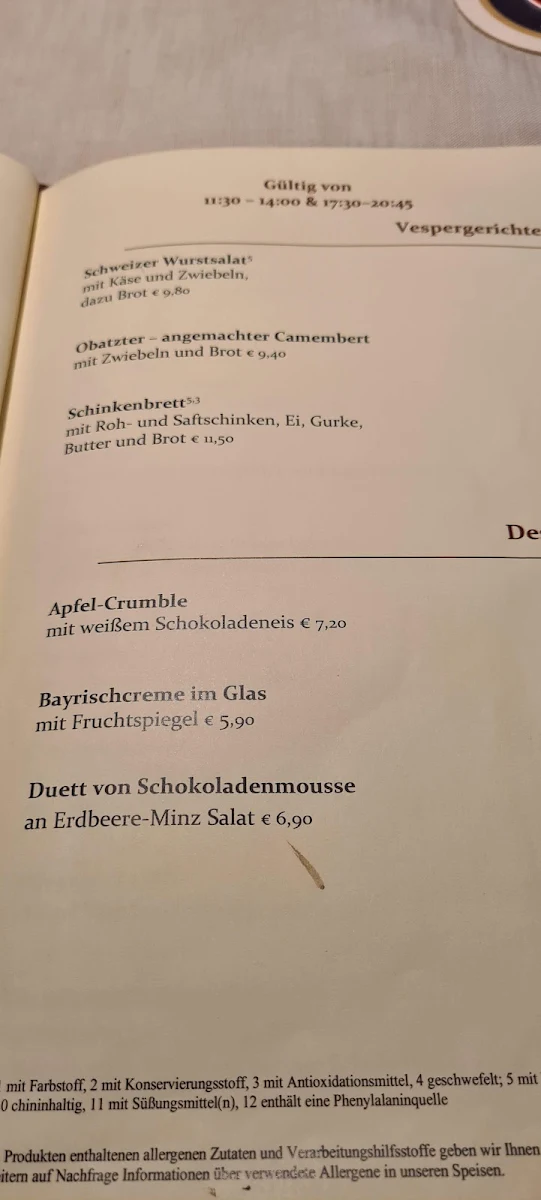 Speisekarte photo 10