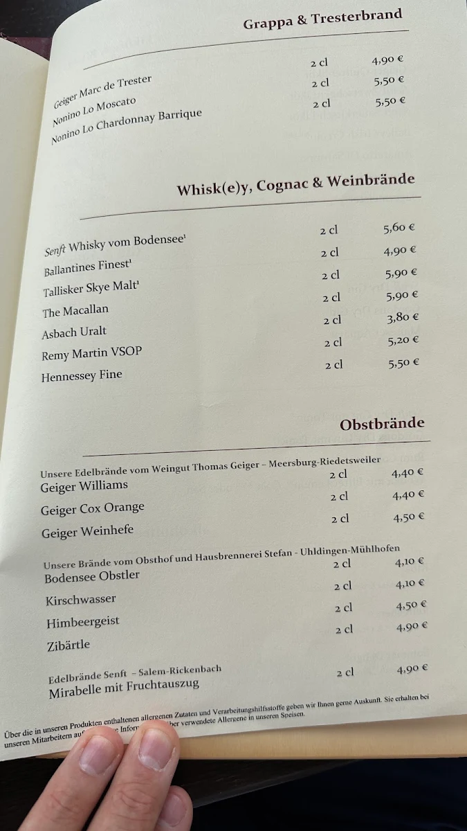 Speisekarte photo 2