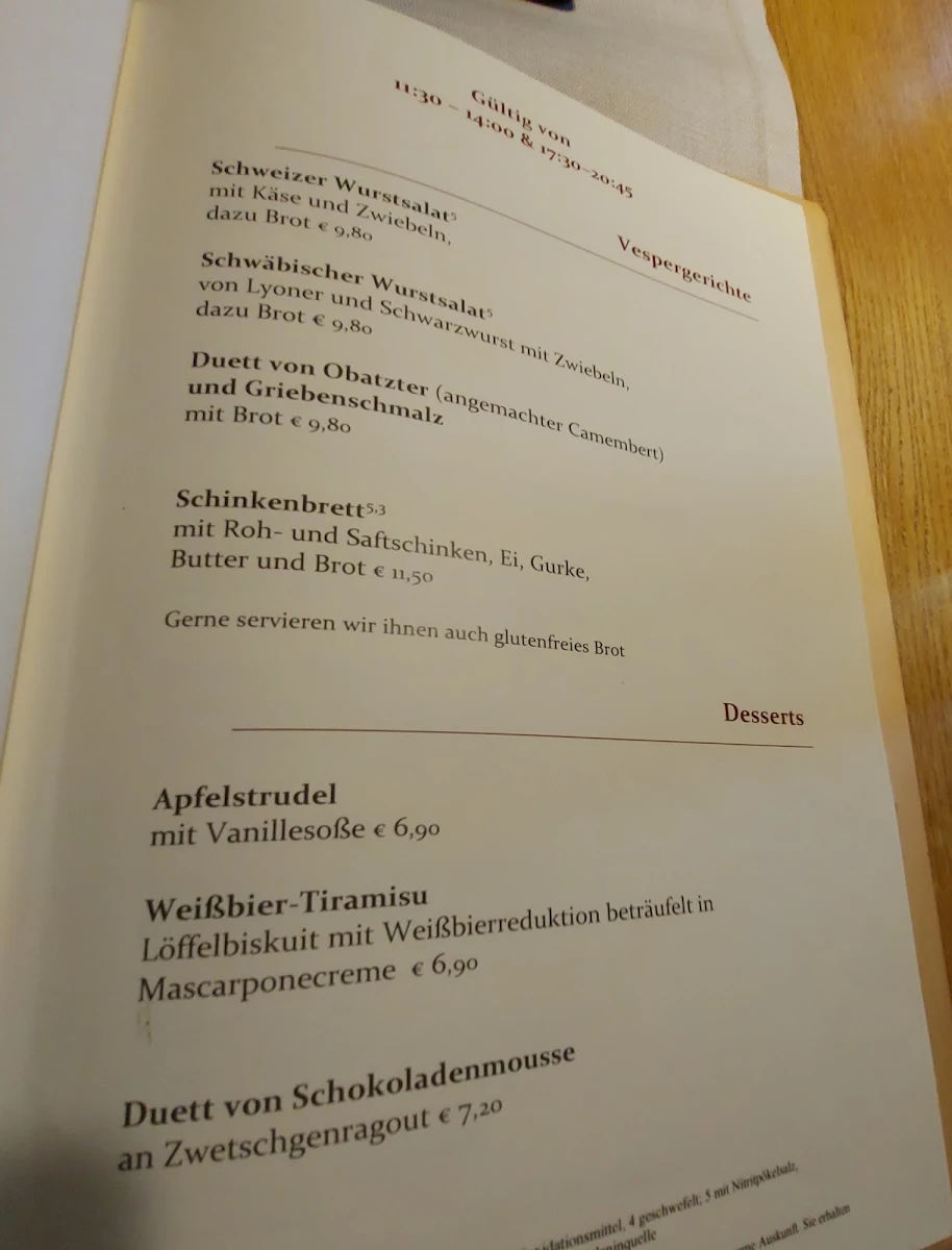 Speisekarte photo 8