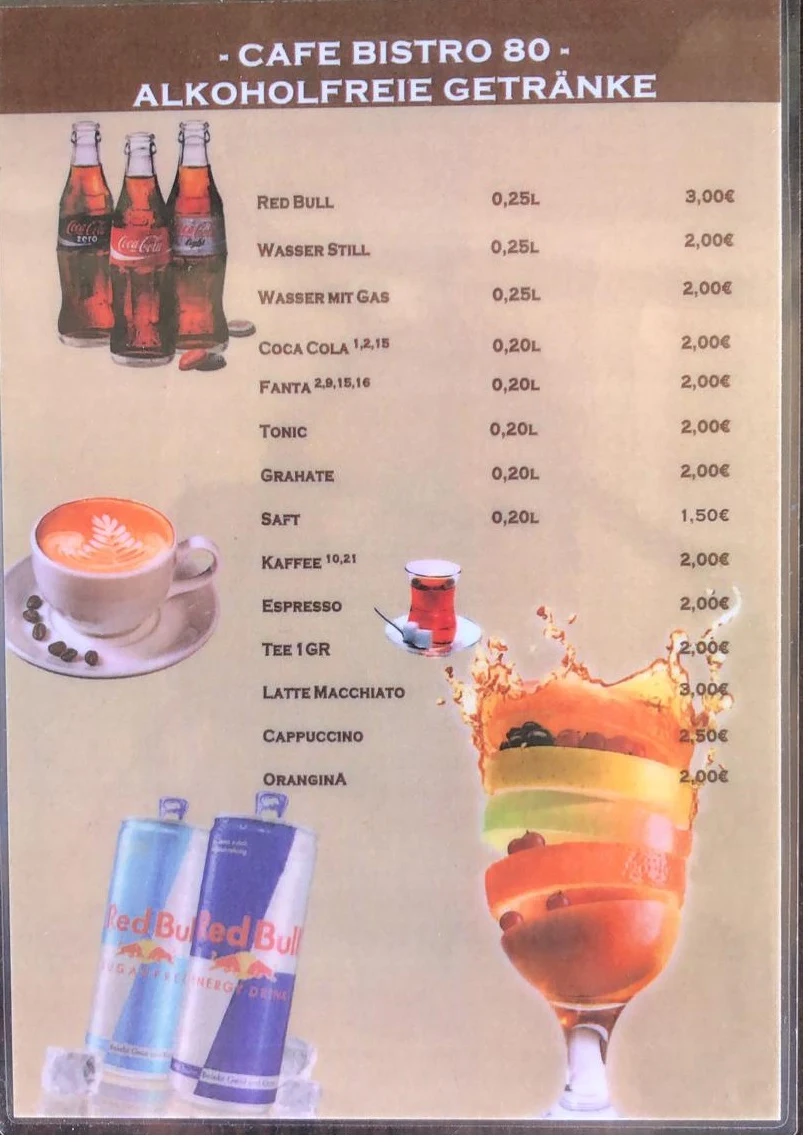 Speisekarte photo 2
