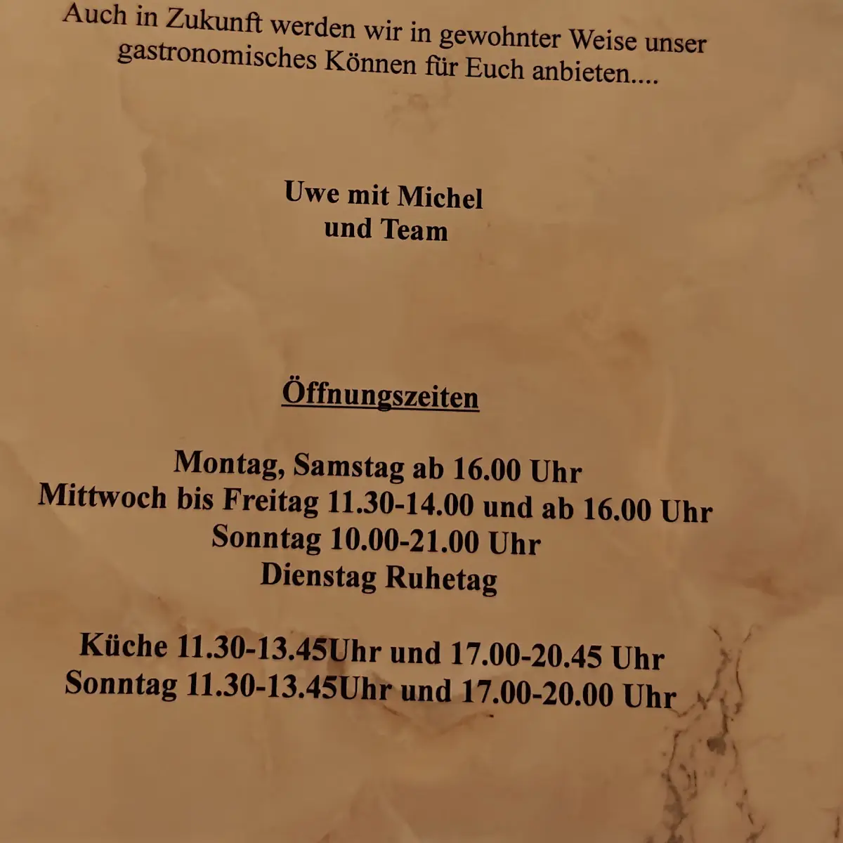 Speisekarte photo 2