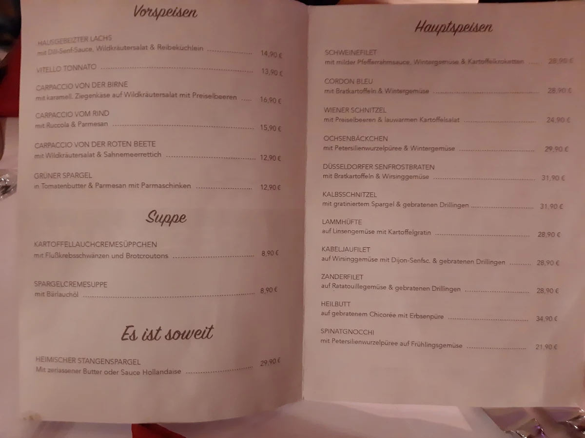 Speisekarte photo 1