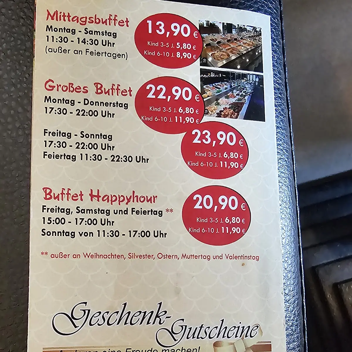 Speisekarte photo 1