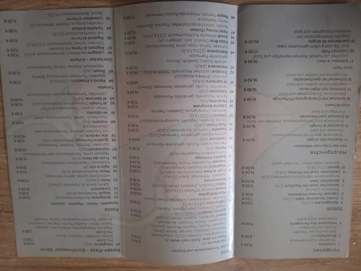 Speisekarte photo 6