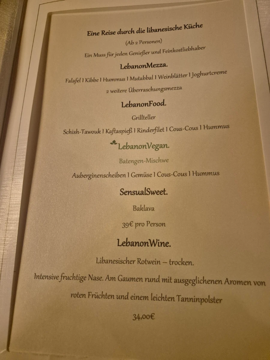 Speisekarte photo 2