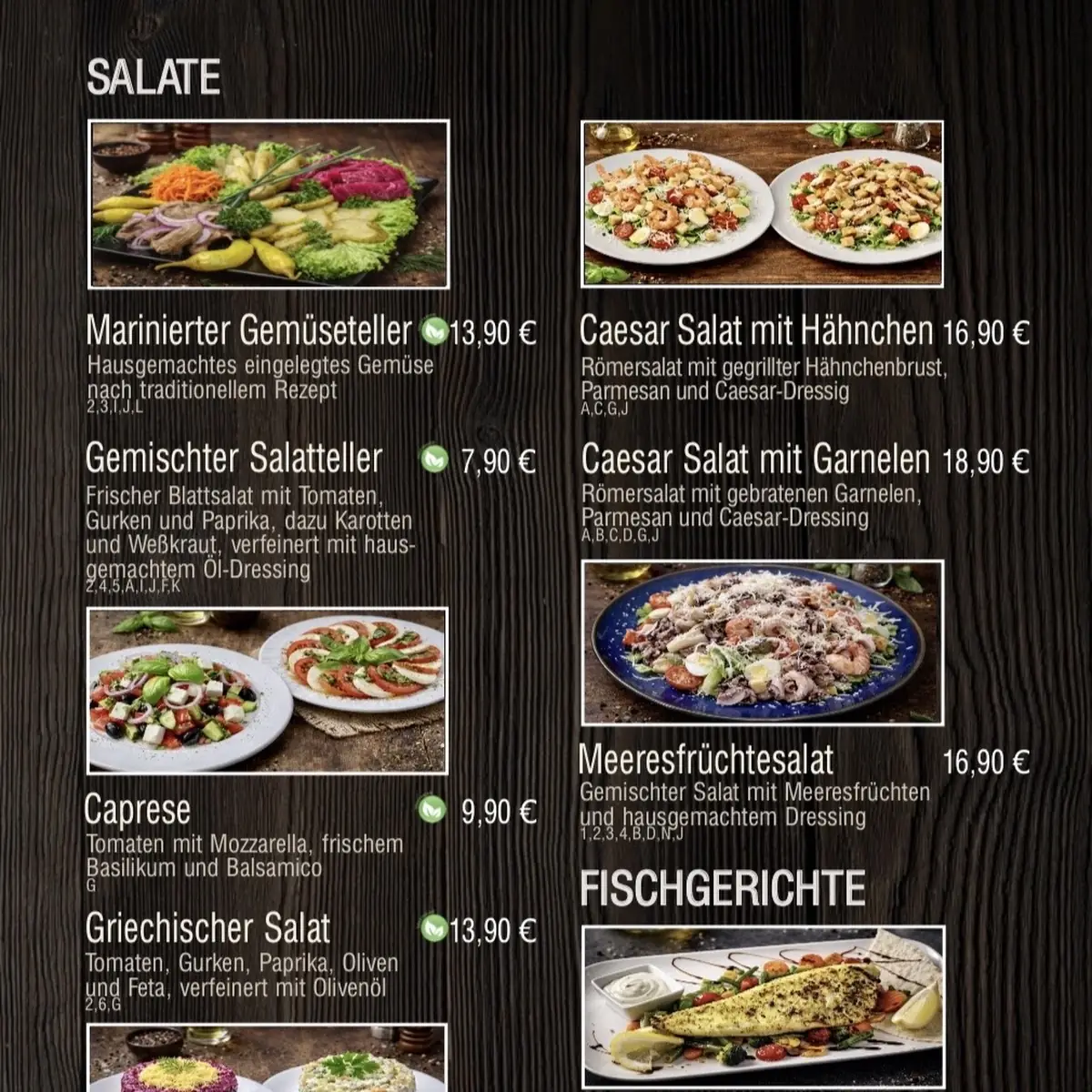 Speisekarte photo 2
