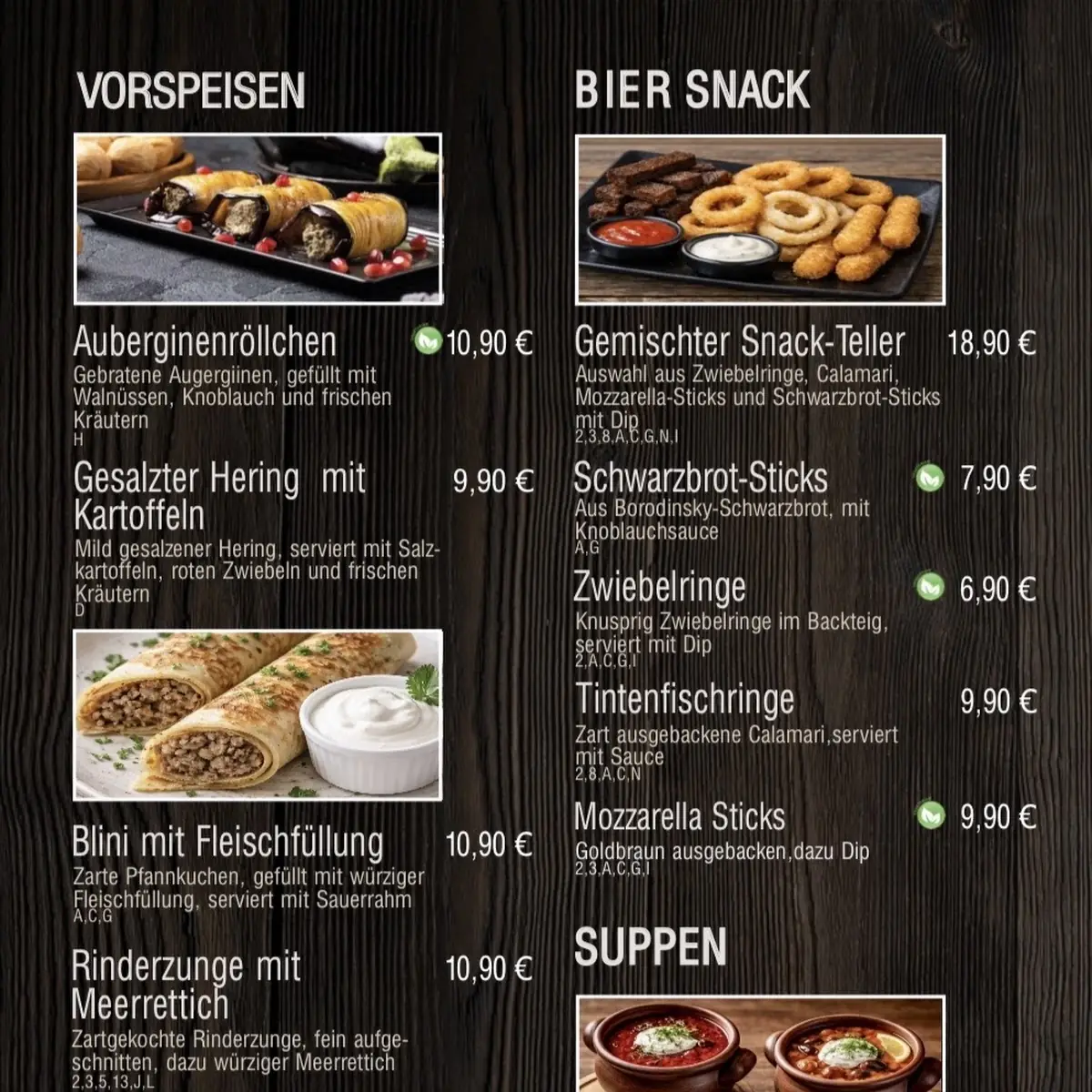 Speisekarte photo 3