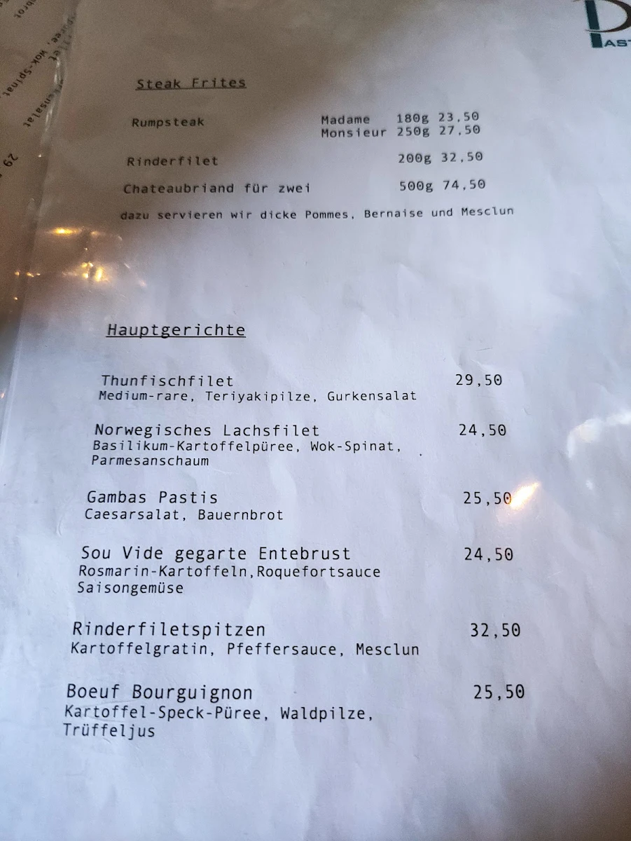 Speisekarte photo 1
