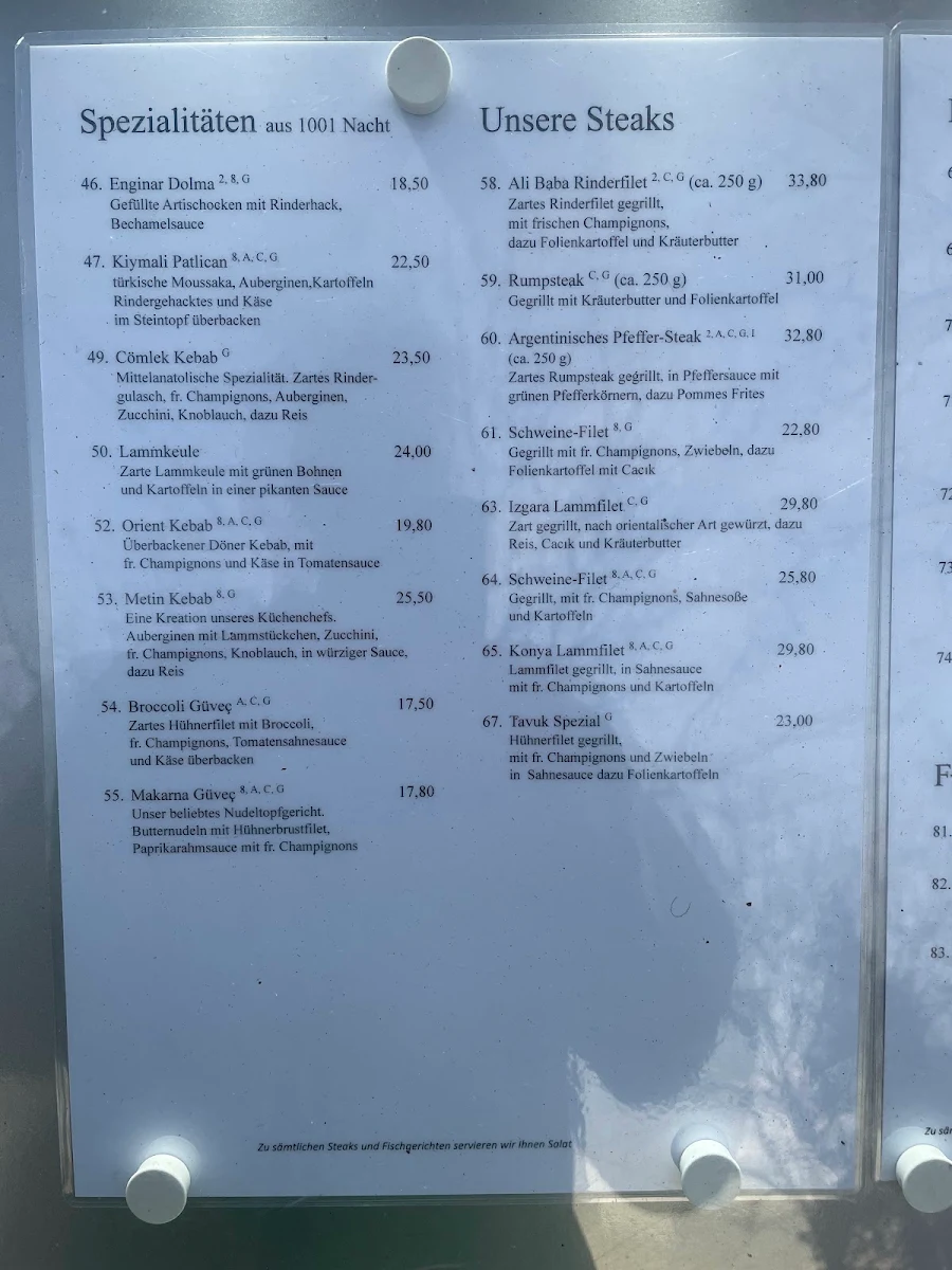 Speisekarte photo 1