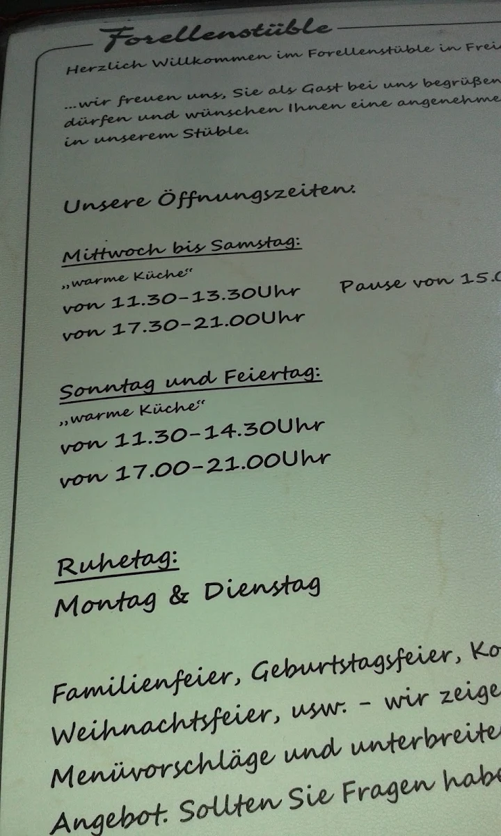 Speisekarte photo 3