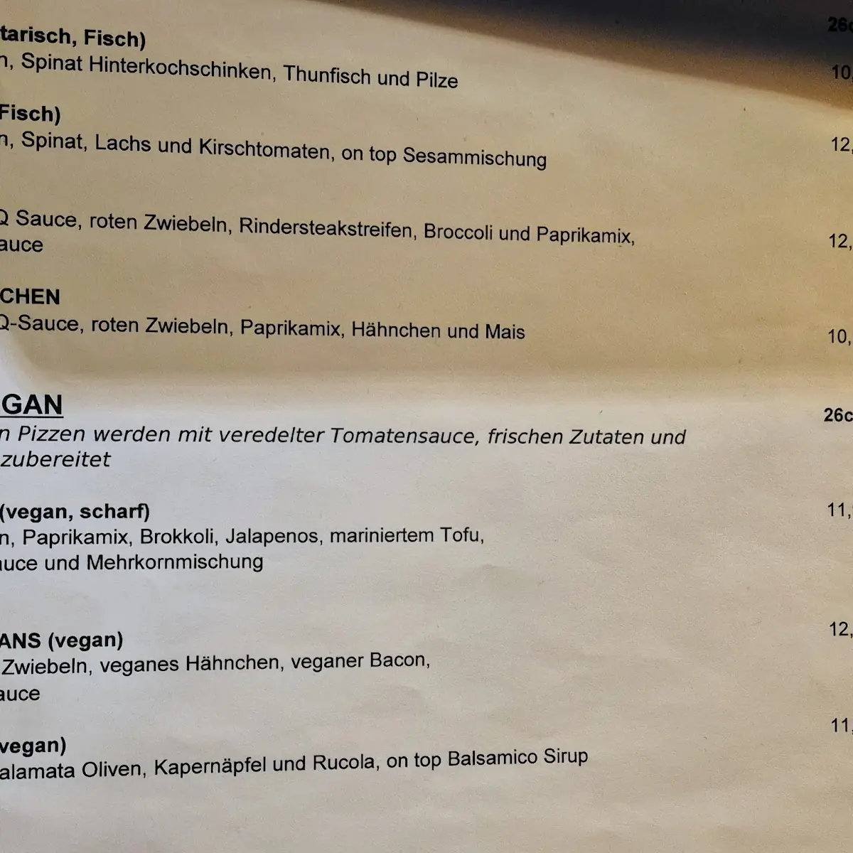 Speisekarte photo 1