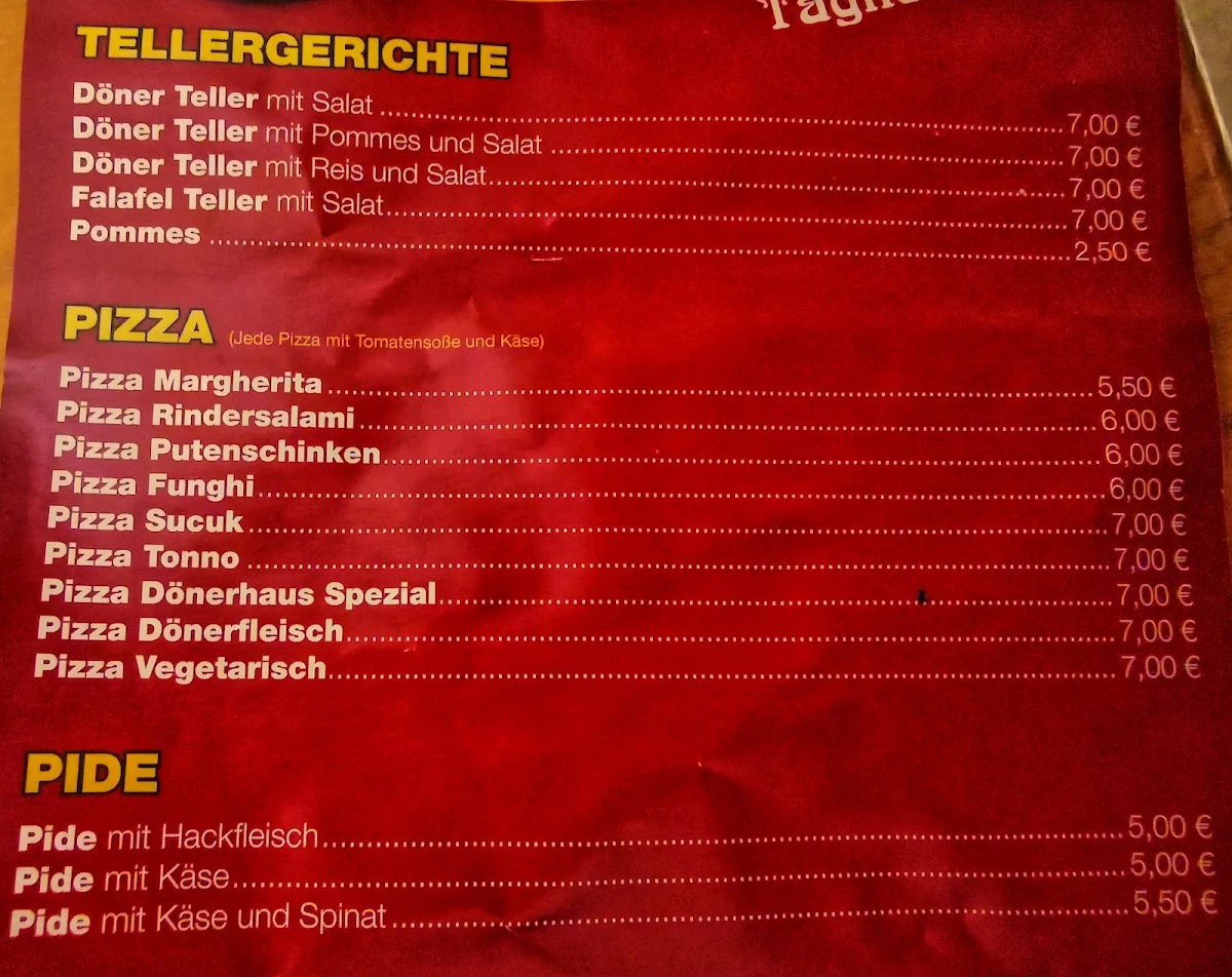 Speisekarte photo 1