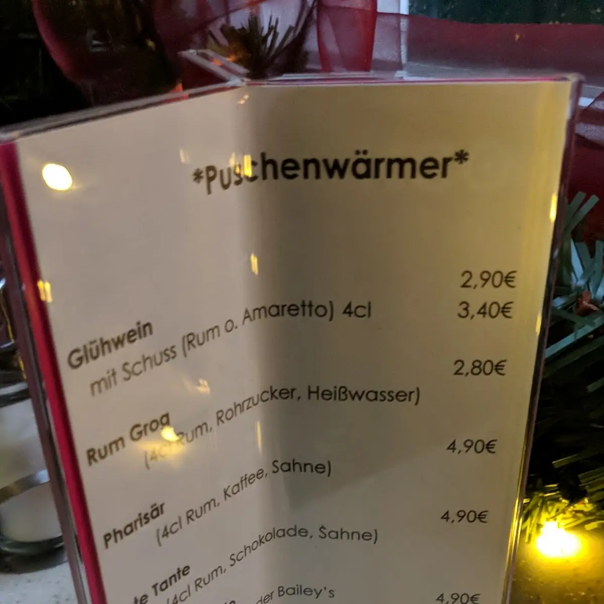 Speisekarte photo 1