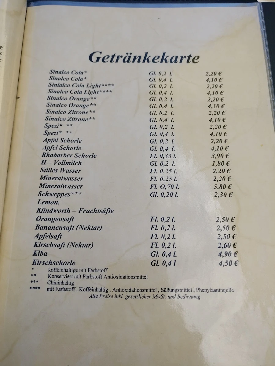 Speisekarte photo 5
