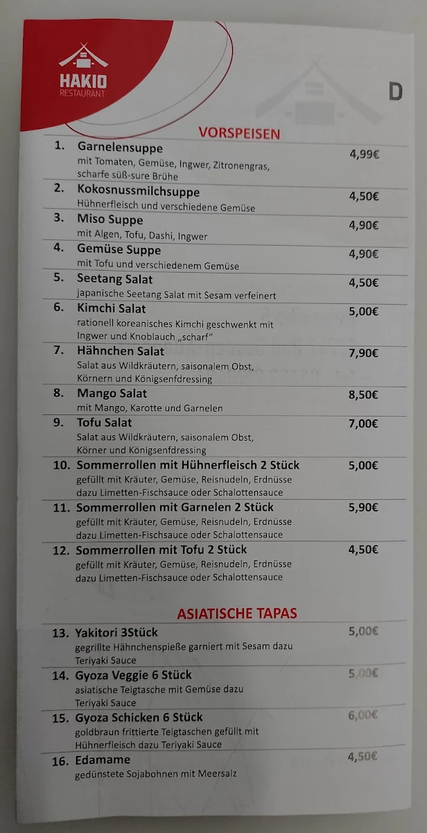 Speisekarte photo 4