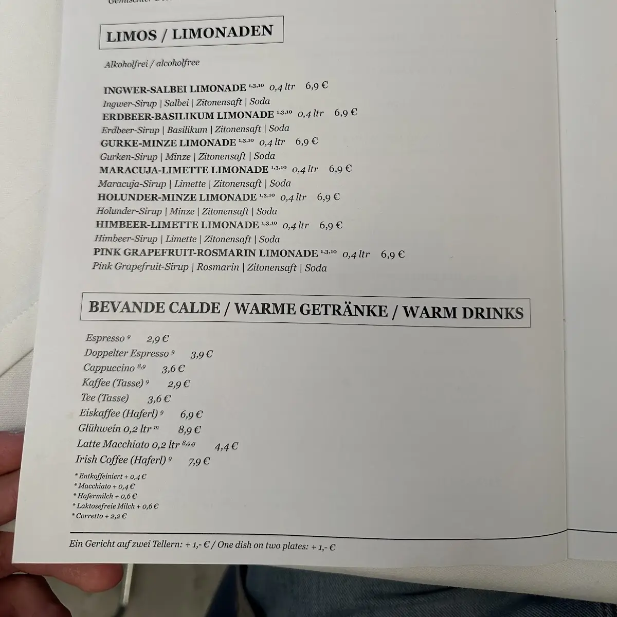Speisekarte photo 2