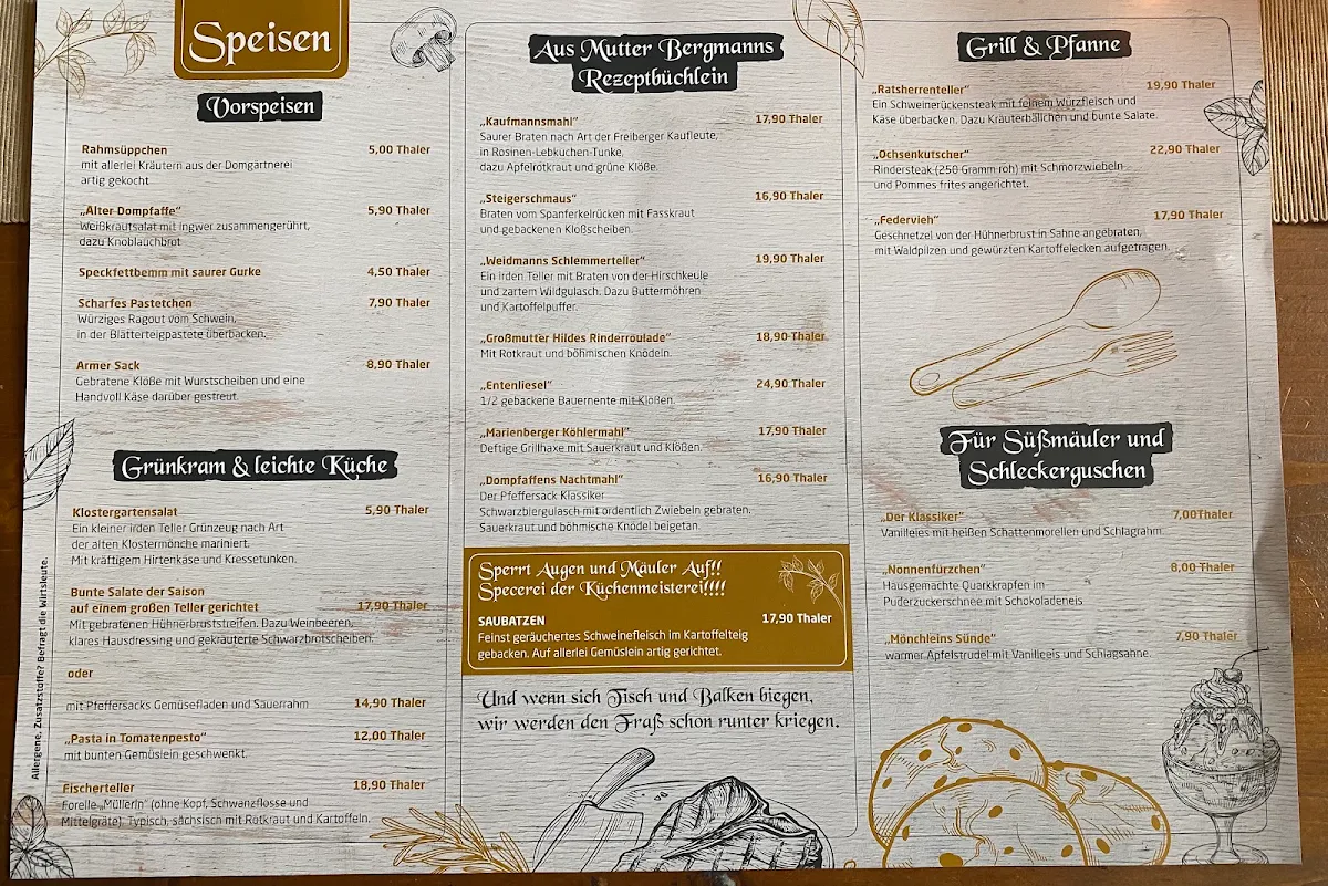 Speisekarte photo 5