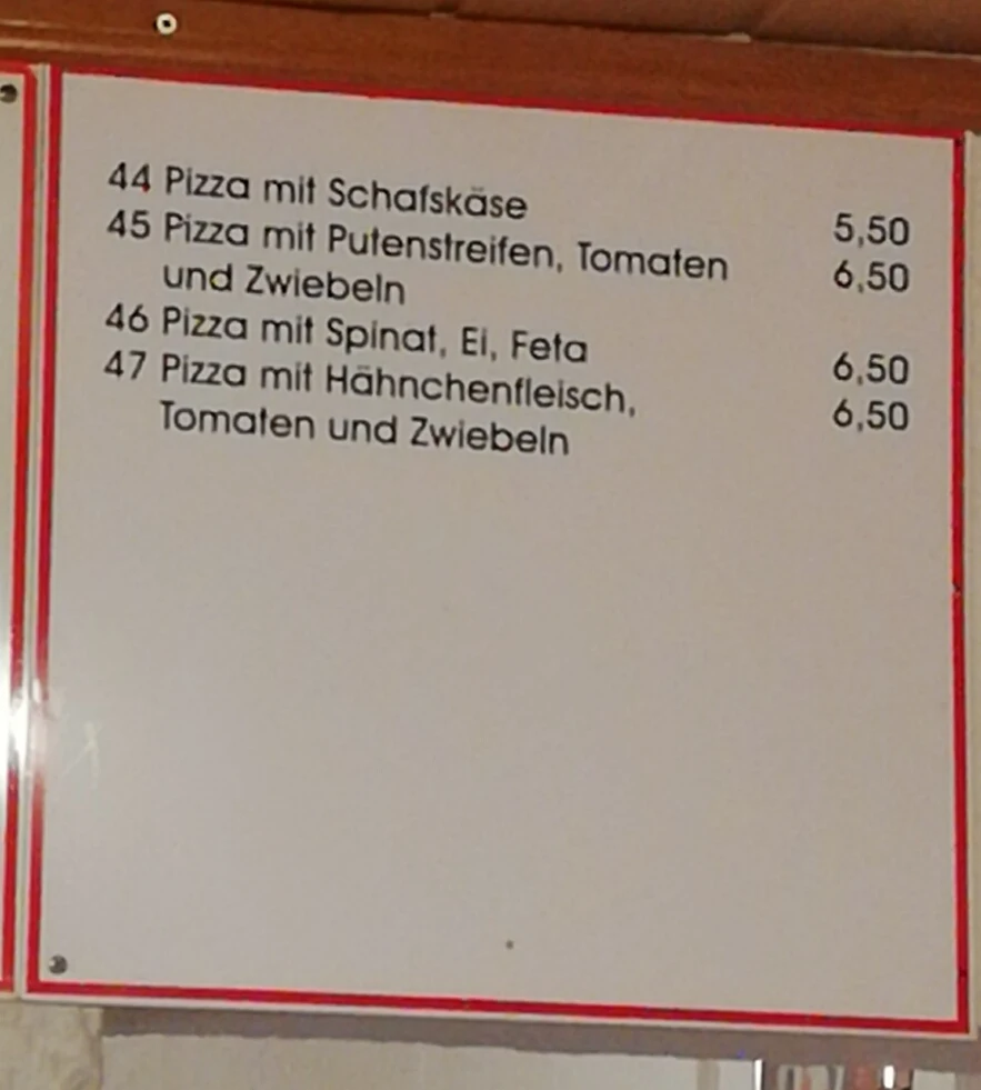 Speisekarte photo 9