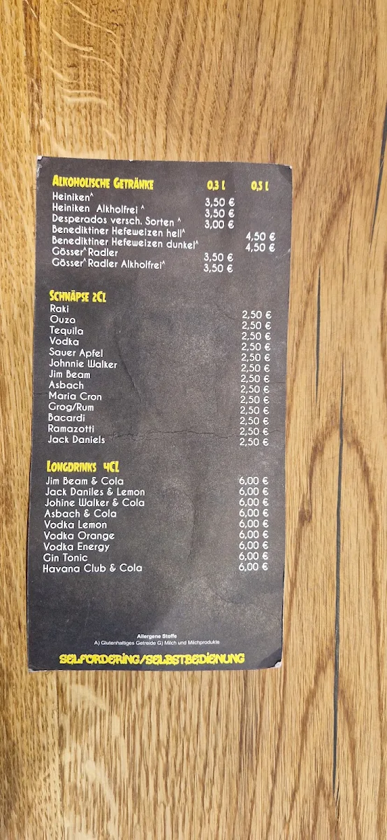 Speisekarte, CRUNCHY KEBAB