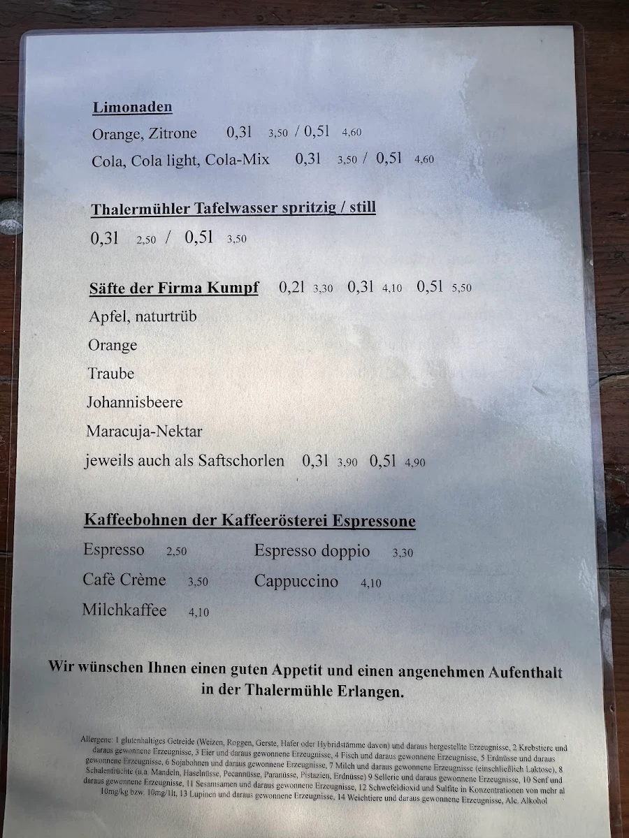 Speisekarte photo 4