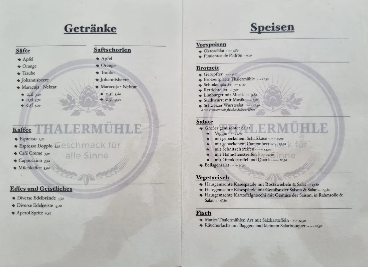 Speisekarte photo 8
