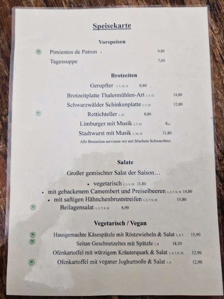 Speisekarte photo 9