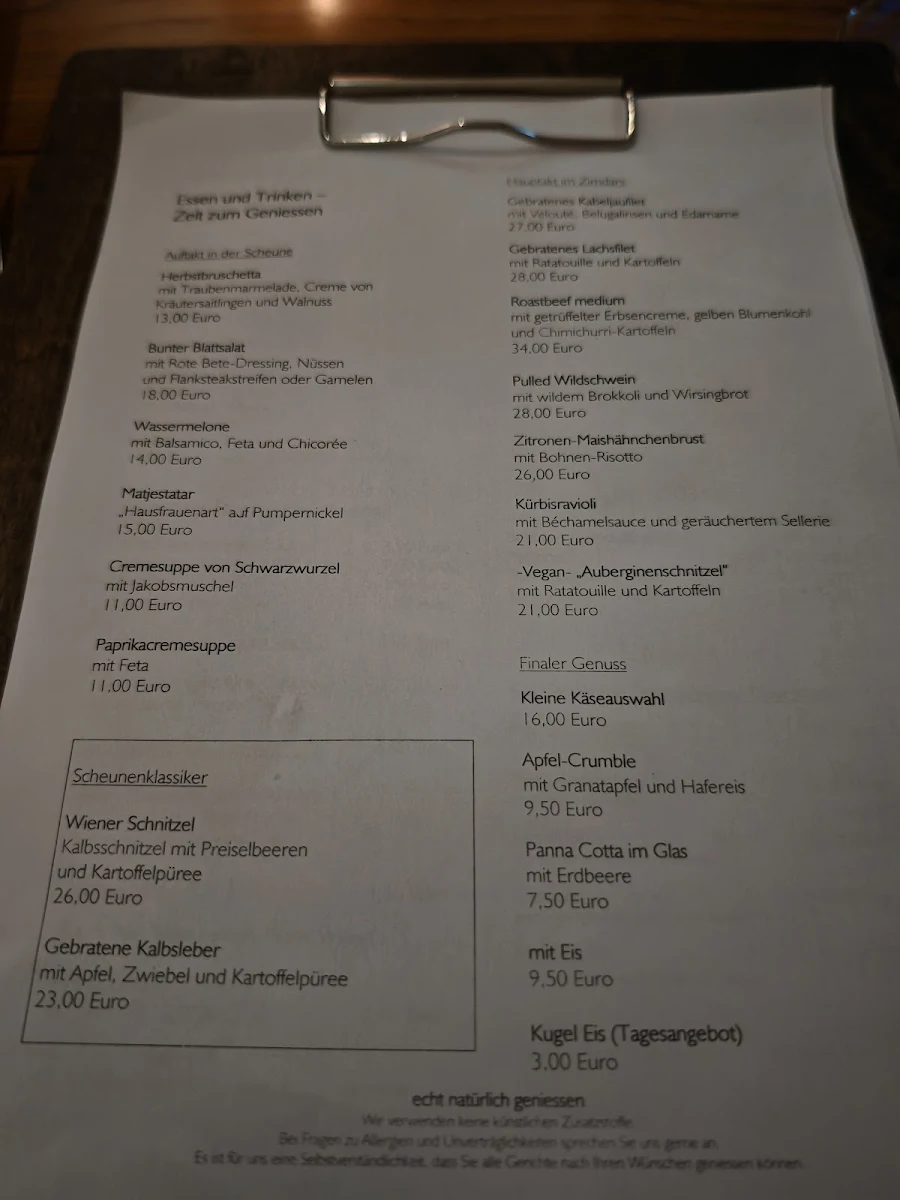 Speisekarte photo 2
