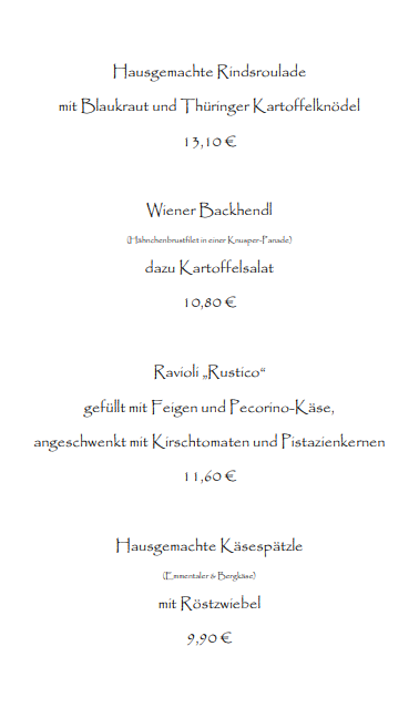 Speisekarte photo 2