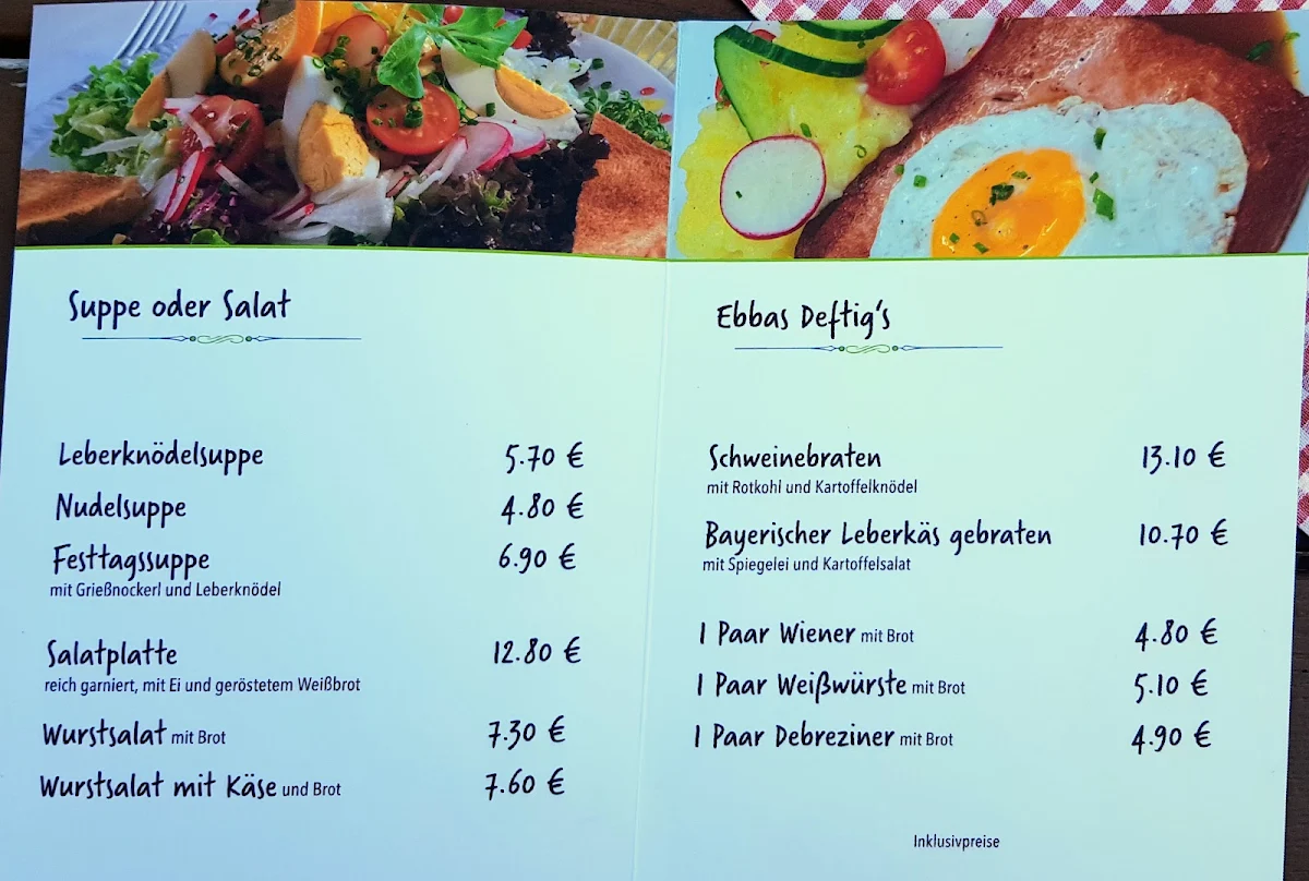 Speisekarte photo 2