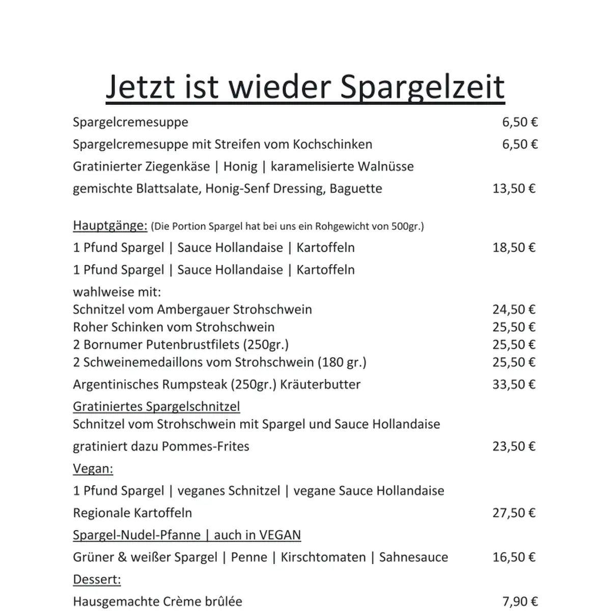 Speisekarte photo 3