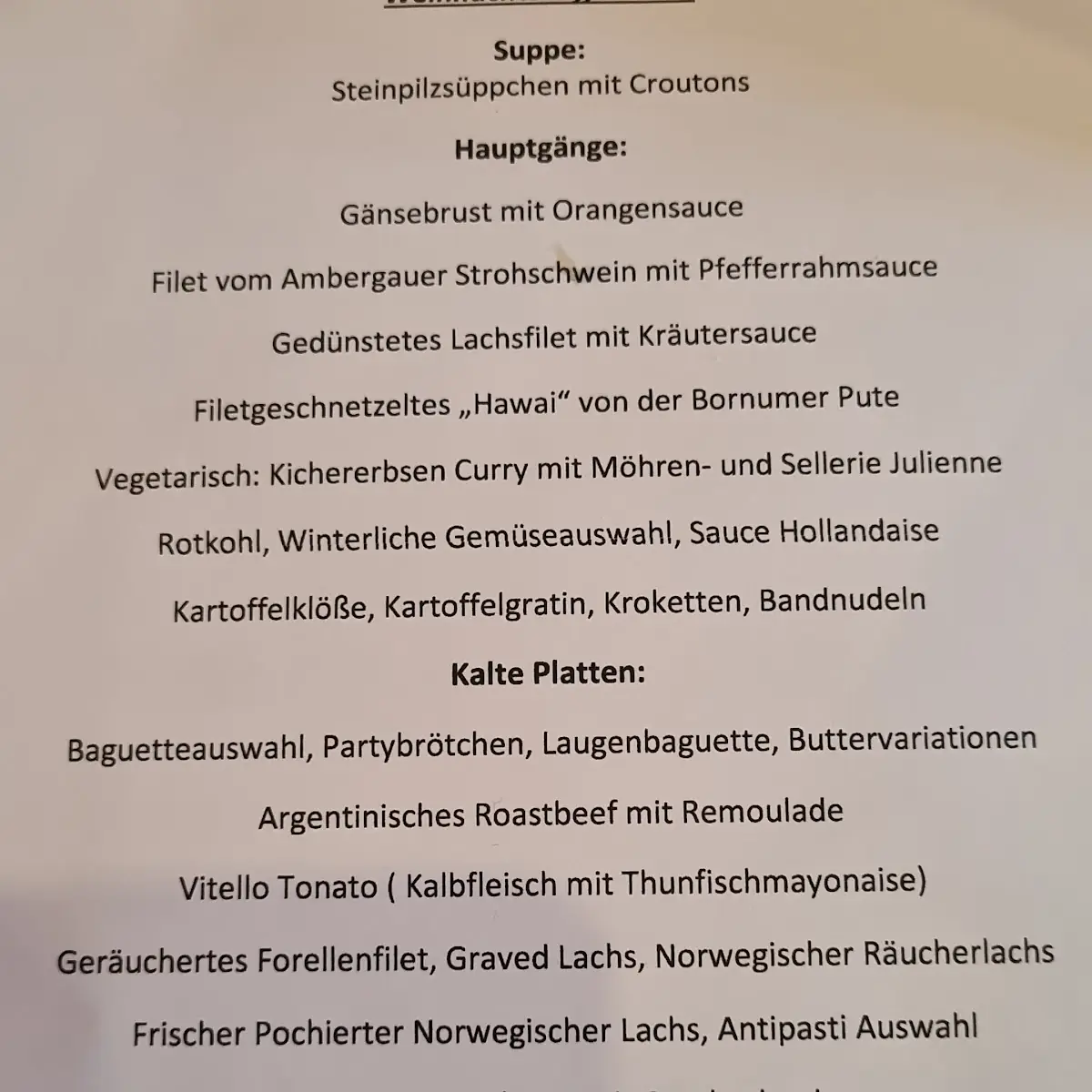 Speisekarte photo 6