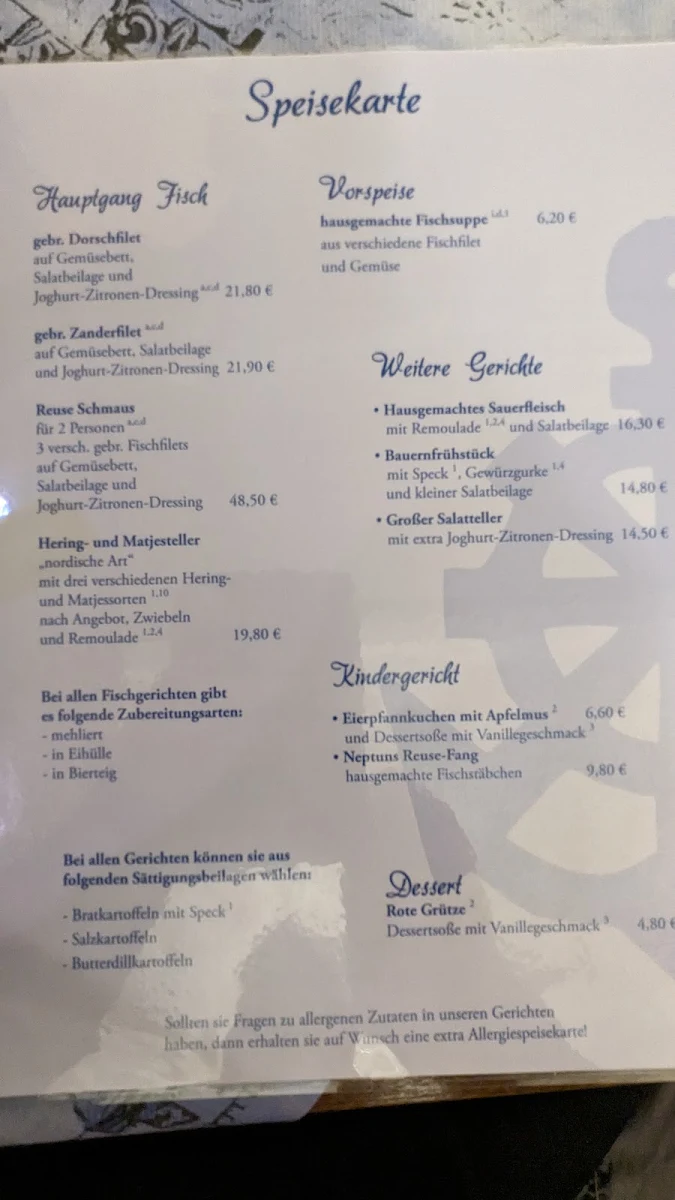 Speisekarte photo 2