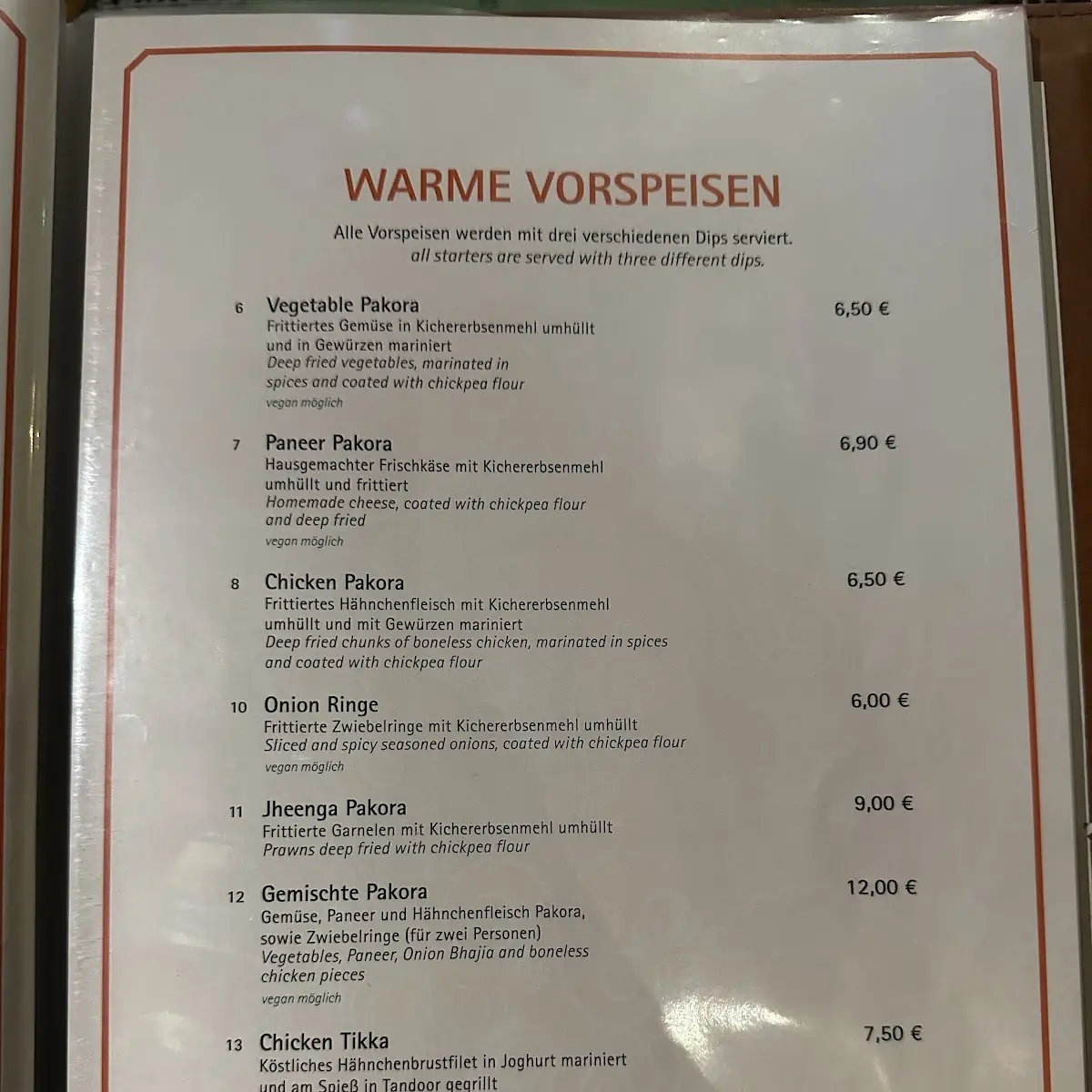 Speisekarte photo 9