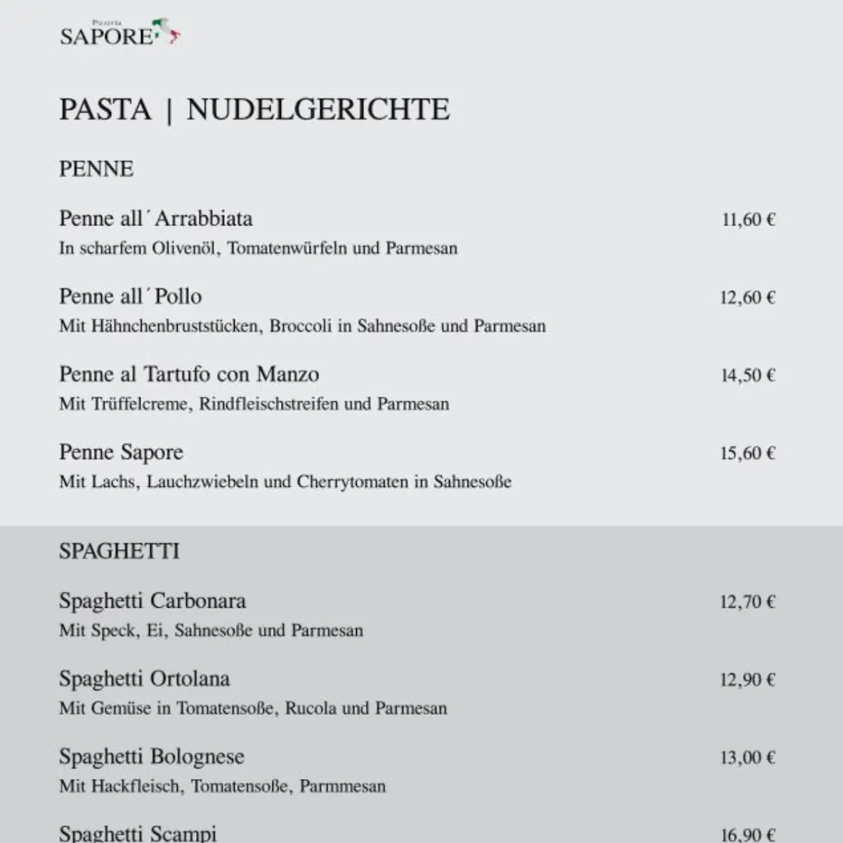 Speisekarte photo 6