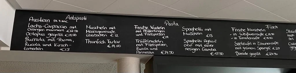 Speisekarte photo 2